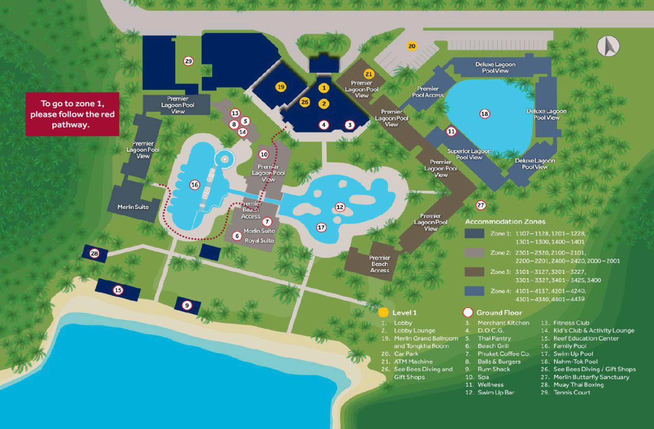 Phuket Marriott Resort & Spa, Merlin Beach